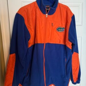 Blue and Orange Fleece Jacket